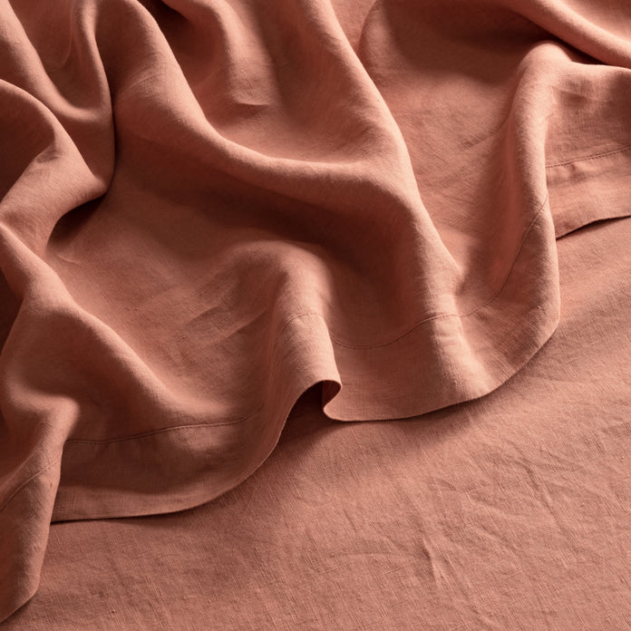 Hand-sewn hem for a finished look