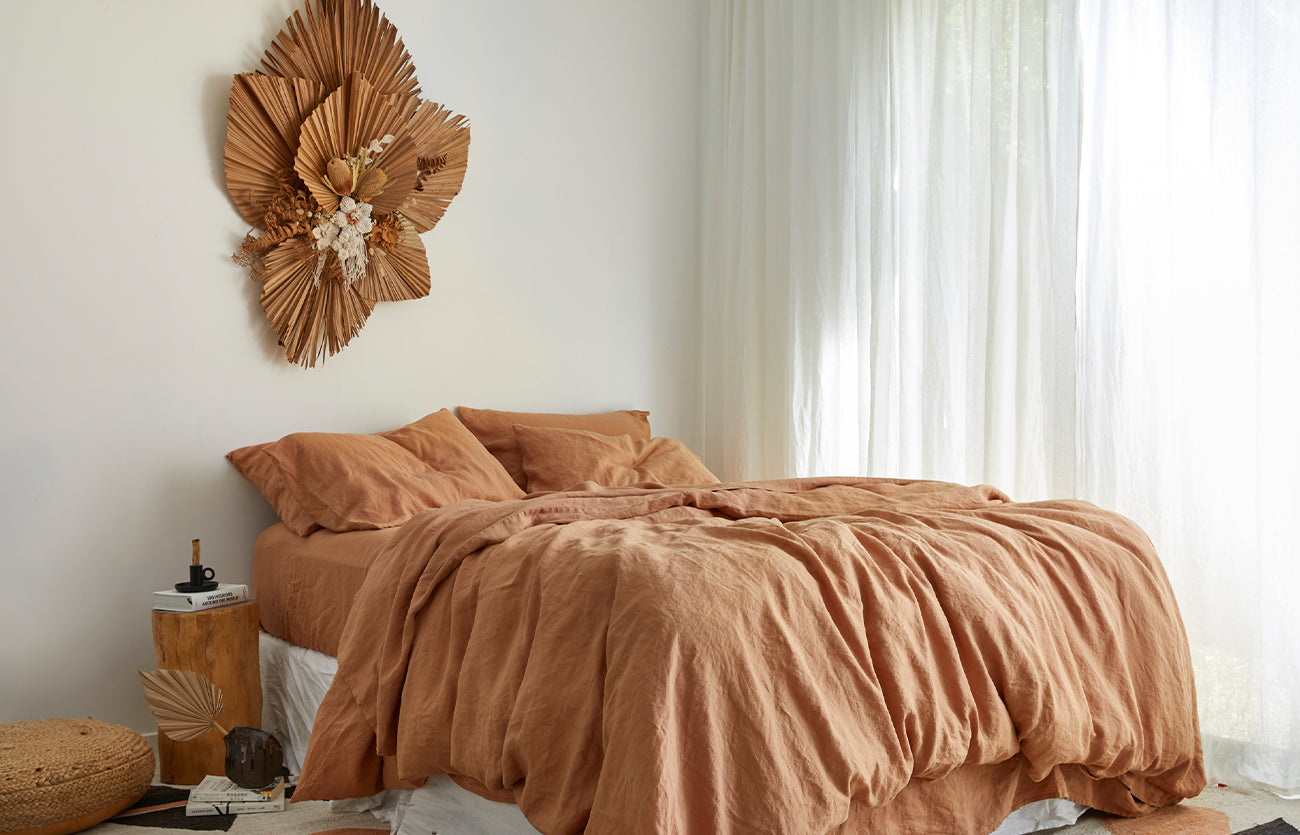 Sandalwood French line bedding Lookbook