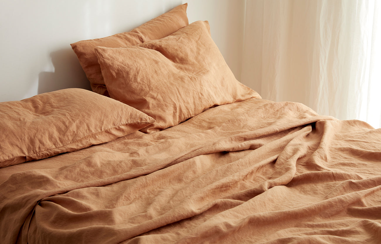 Sandalwood French line bedding Lookbook