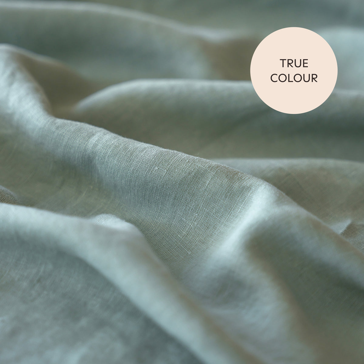 French Flax Linen Sheet Set in Sage