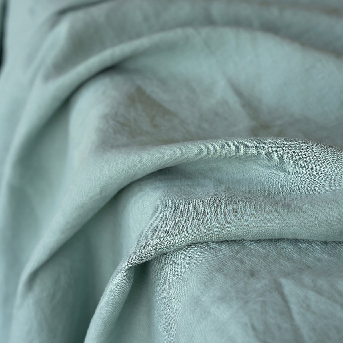 French Flax Linen Sheet Set in Sage