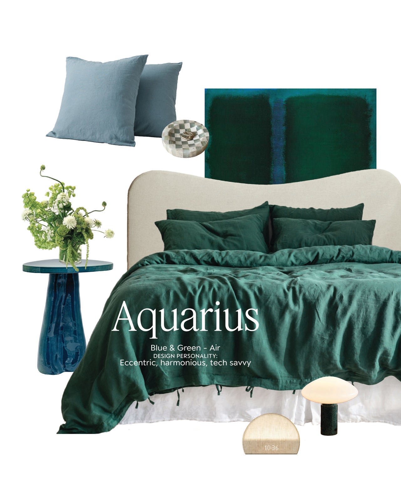 Aquarius - Blue & Green