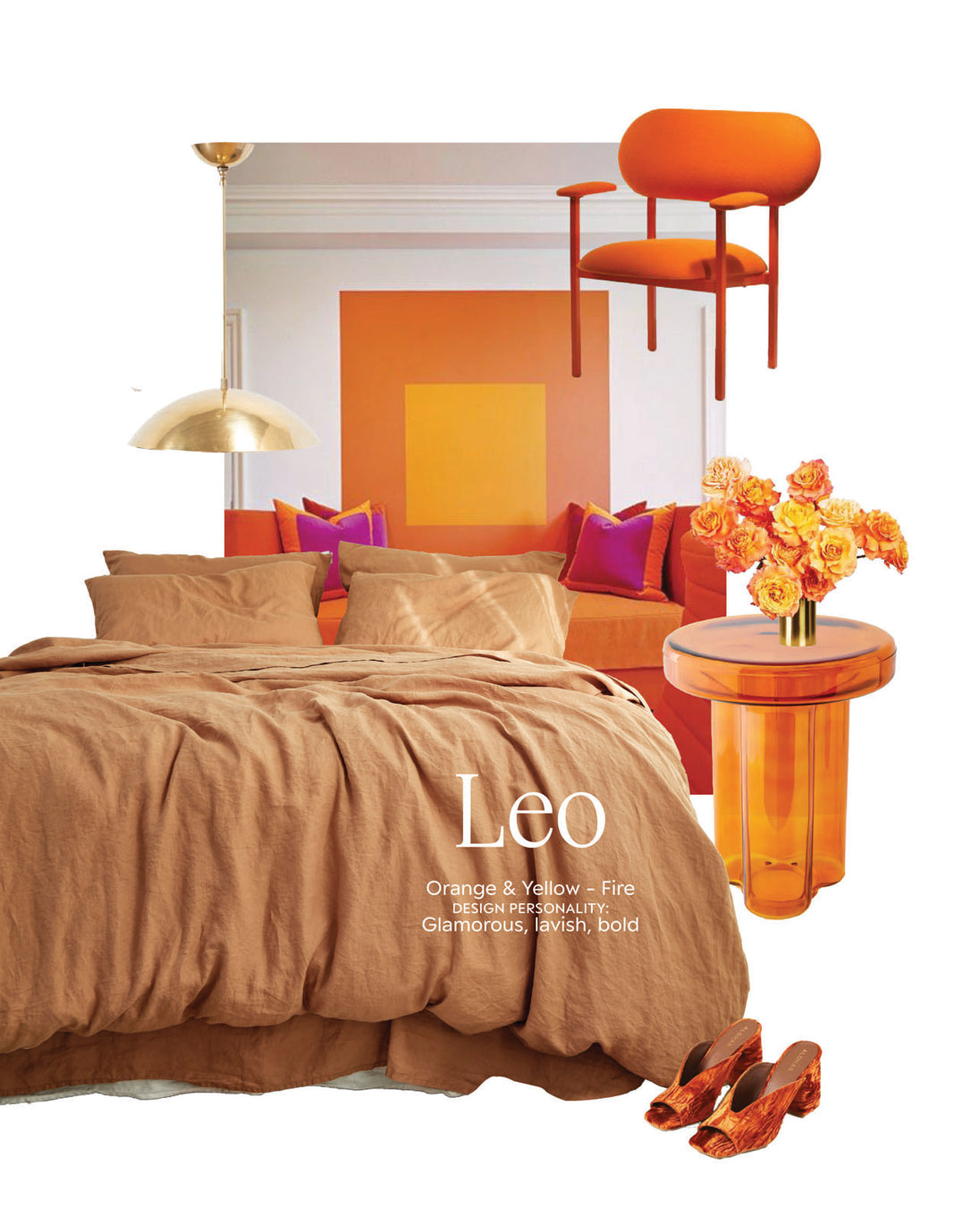 Leo - Orange & Yellow