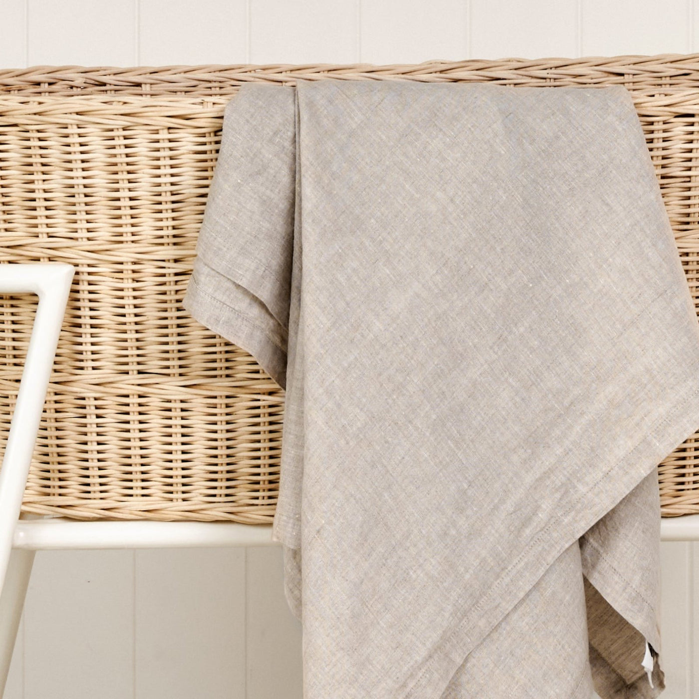 French Flax Linen Swaddle in Natural