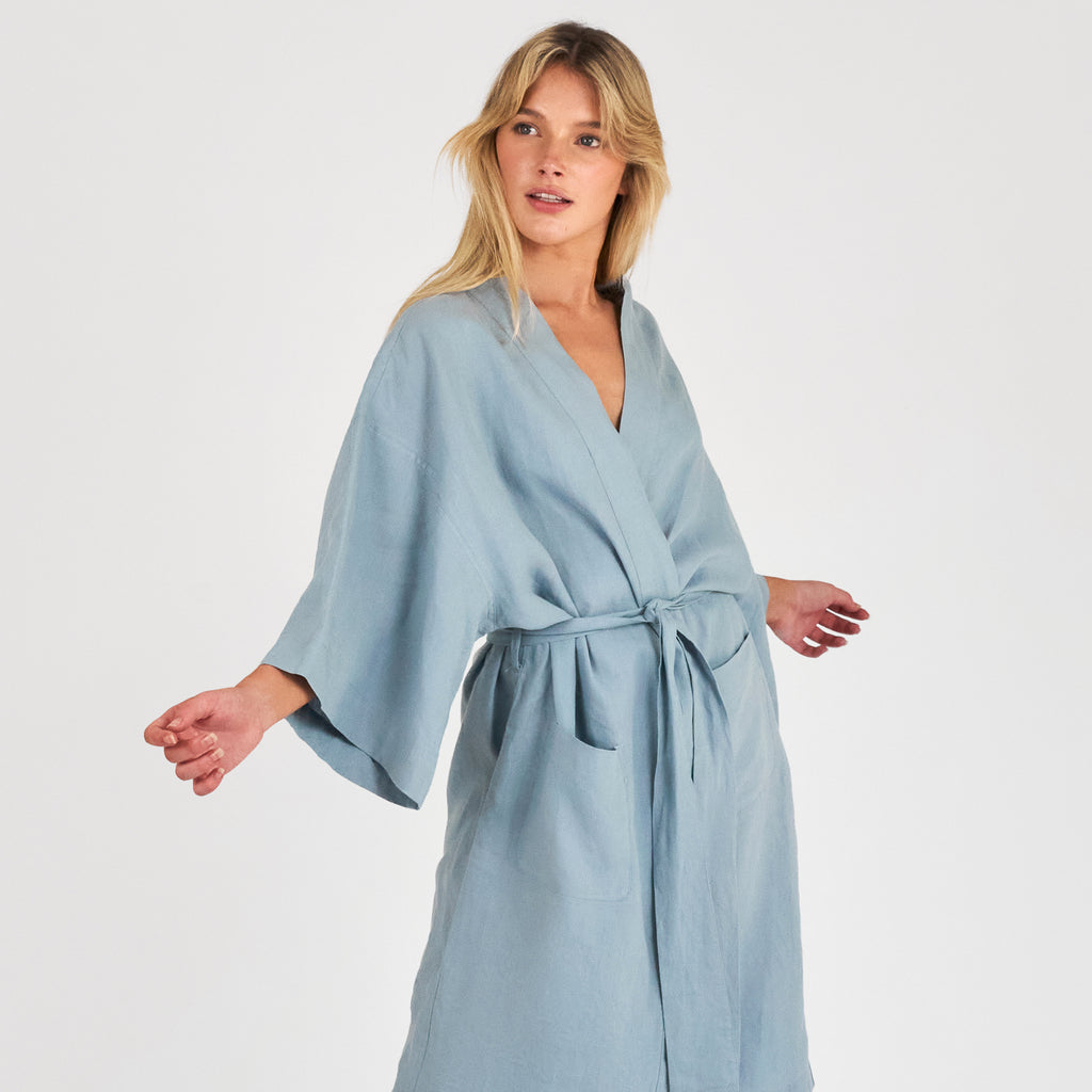 French Flax Linen Robe In Marine Blue I Love Linen french-flax-linen-robe-in-marine-blue-i-love-linen