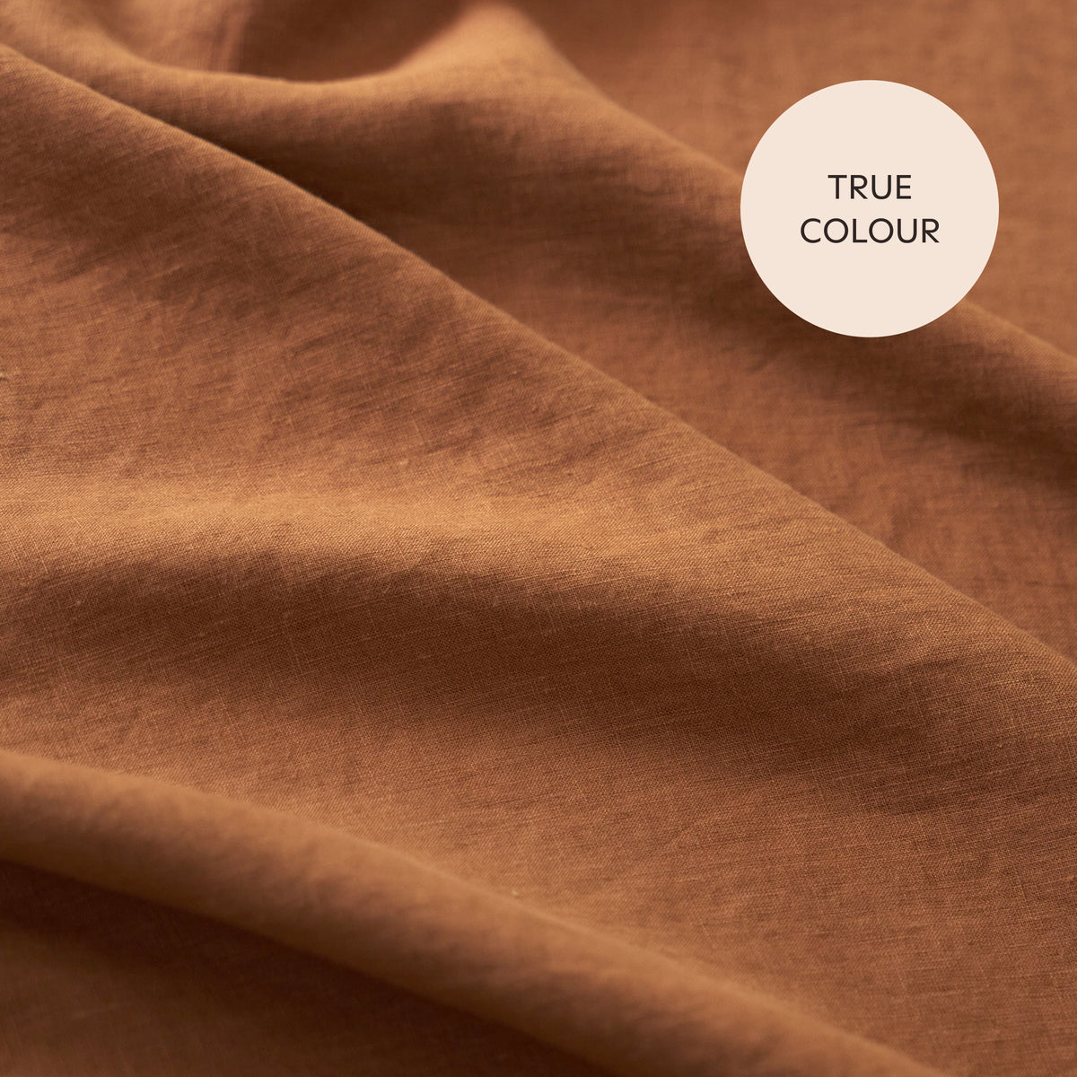 French Flax Linen Pillowcase Set in Hazelnut
