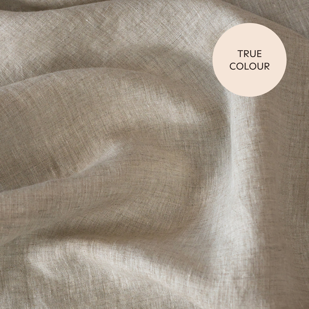 French Flax Linen Fitted Sheet in Natural