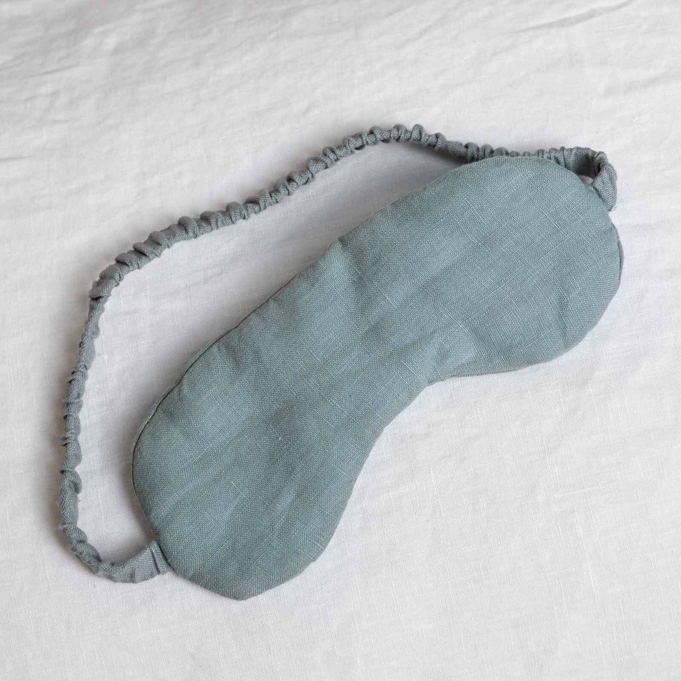 French Flax Linen Eye Mask in Sage