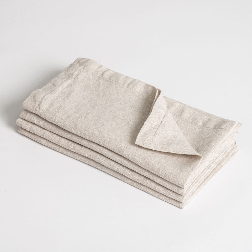 French Flax Linen Napkins (Set Of 4) in Natural