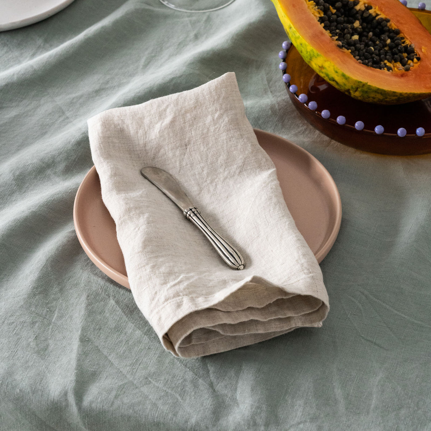 French Flax Linen Napkins (Set Of 4) in Natural