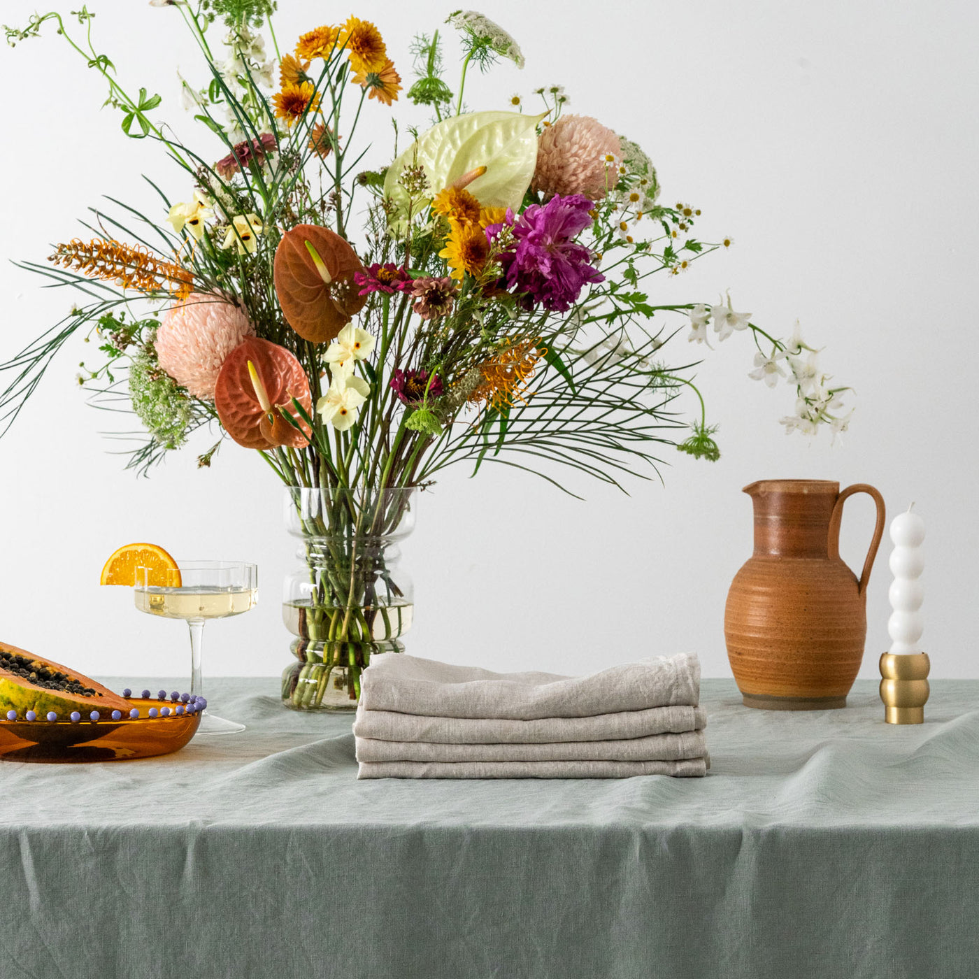 French Flax Linen Napkins (Set Of 4) in Natural